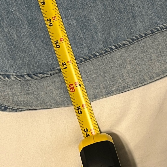 Vintage Polo Sportsman 1/4 Zip Light Denim Shirt - Picture 7 of 9